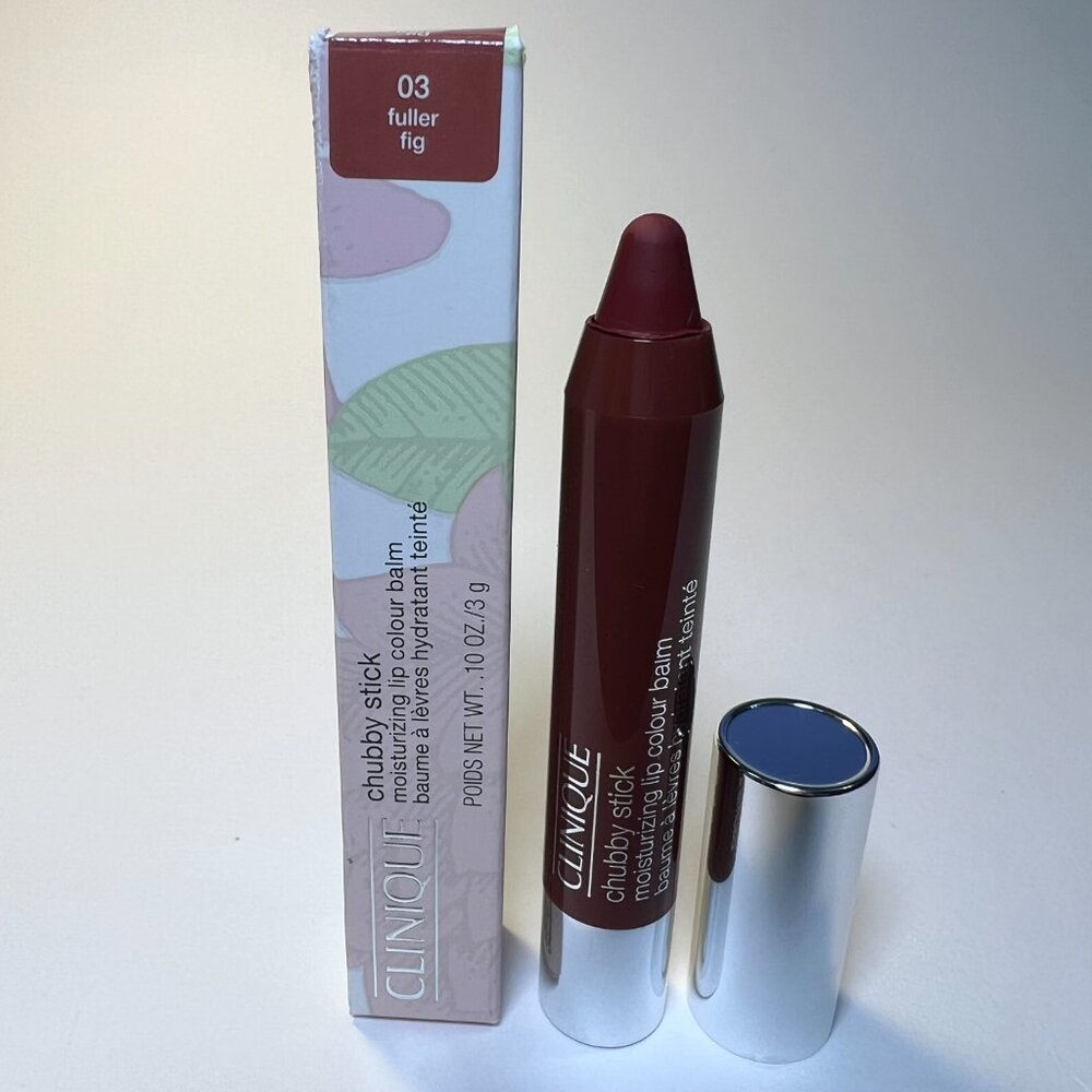 Clinique Chubby Stick Moisturizing Lip Color Balm 03 Fuller Fig Full Size